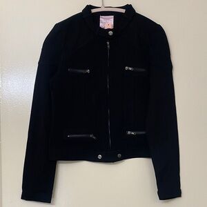 Black Utility Style Jacket
